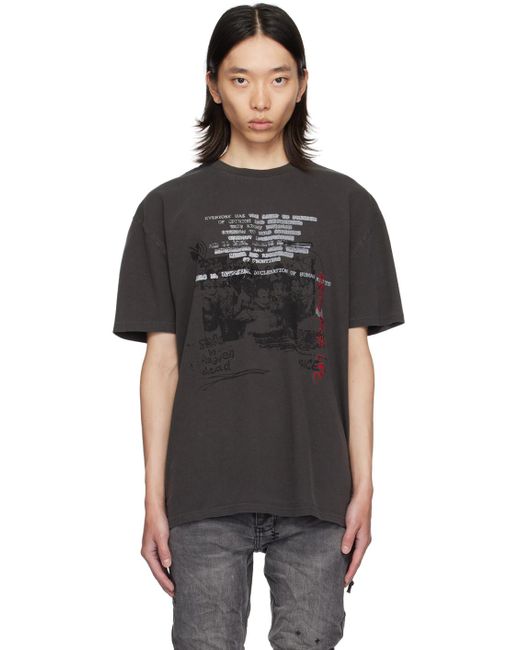 Ksubi Black Silenced T-Shirt for men