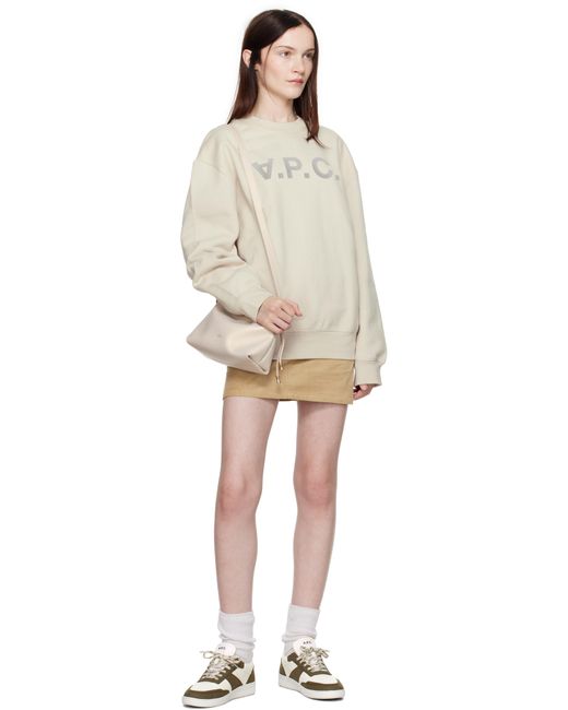 A.P.C. Natural Oversize Grand 'Vpc' Sweatshirt