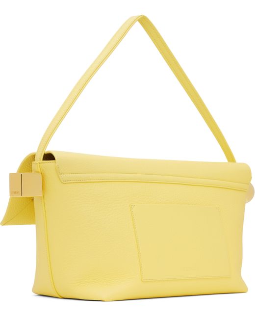 Jacquemus Yellow La Casa 'Le Grand Rond Carré' Bag