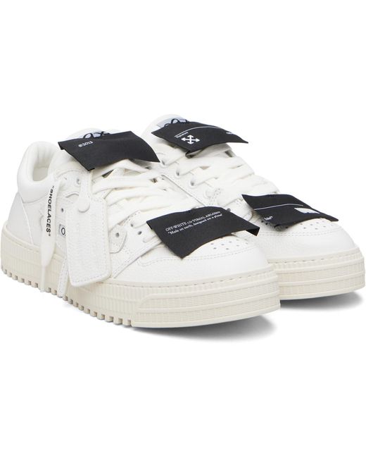 Off-White c/o Virgil Abloh Black Low Top 3.0 Off Court Sneakers for men