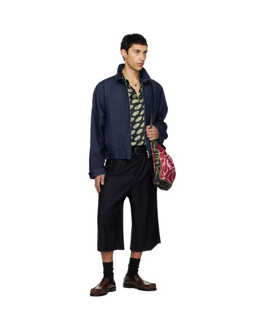 Dries Van Noten Blue Varington Denim Jacket for men