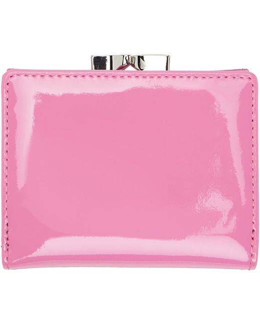 Vivienne Westwood Pink Small Frame Wallet