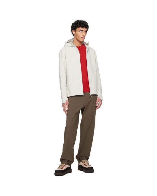 Veilance Red Taupe Spere Trousers for men