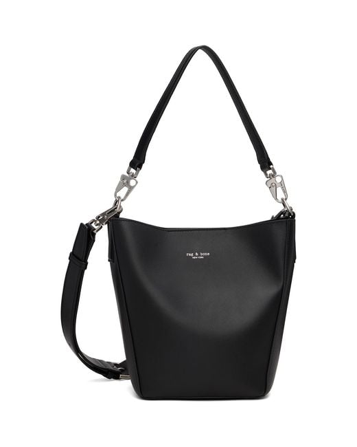 Rag & Bone Black Parker Bucket Bag