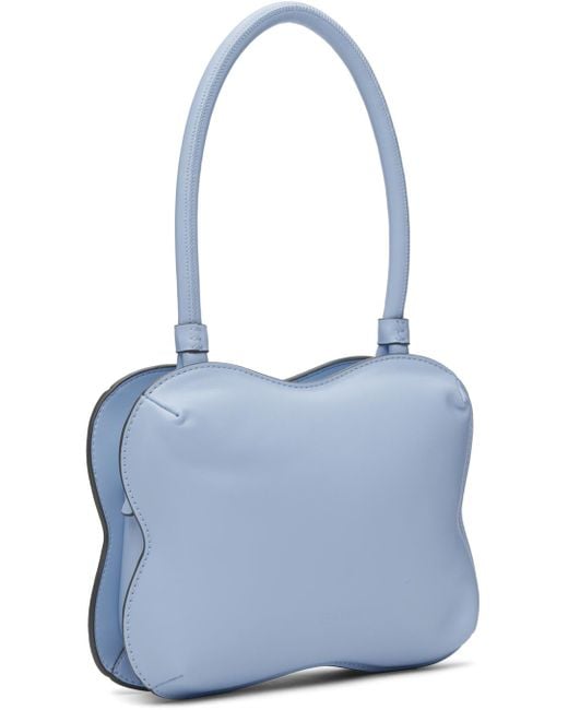 24AW【GANNI】Butterfly Small Hand Bag In Blue Cotton Ganni Butterfly Bag in Blue | Lyst