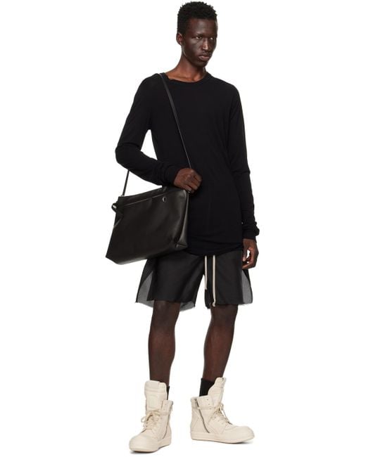 Rick Owens White Off- Geobasket Sneakers for men
