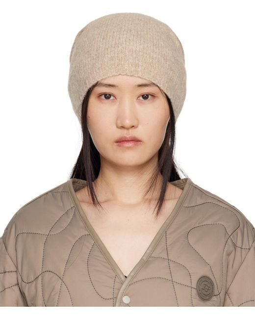 By Malene Birger Brown Taupe Felime Beanie