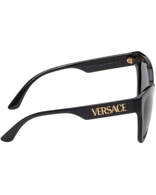 Versace Black Cat-eye Acetate Sunglasses