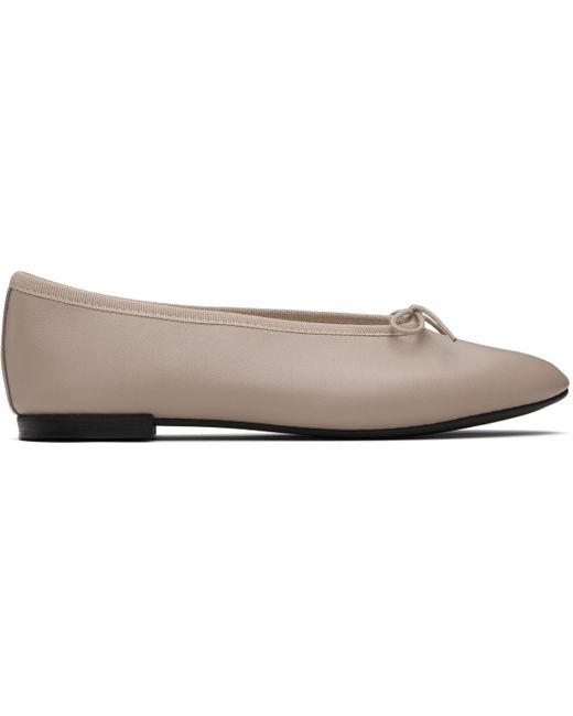 Ballerines Lilouh Taupe À Bout En Amande Repetto en coloris Black
