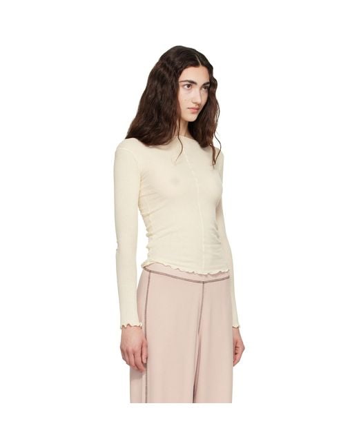 Baserange Natural Off- Pama Long Sleeve T-shirt
