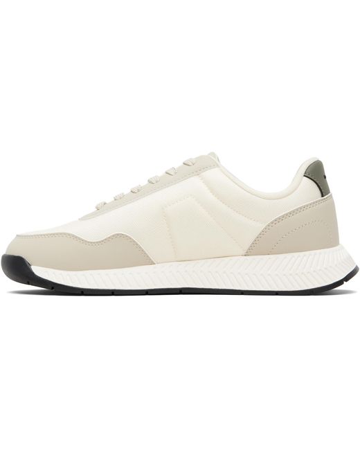 Baskets Texturées Beiges Boss pour homme en coloris Black