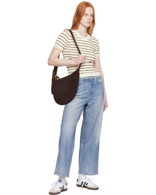 Rag & Bone Blue Brooklyn Sling Bag