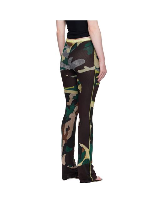 OTTOLINGER Black Camo Mesh Lounge Pants