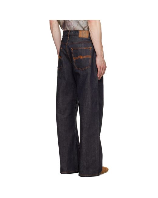Nudie Jeans Black Loud Larry Jeans for men