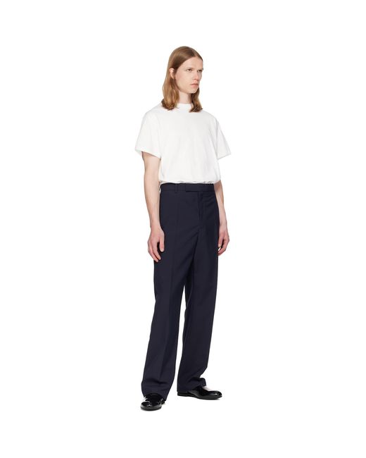 Jil Sander White Three-Pack Crew-Neck T-Shirts for men