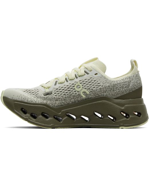 On Shoes Black Khaki Cloudsurfer Max Sneakers