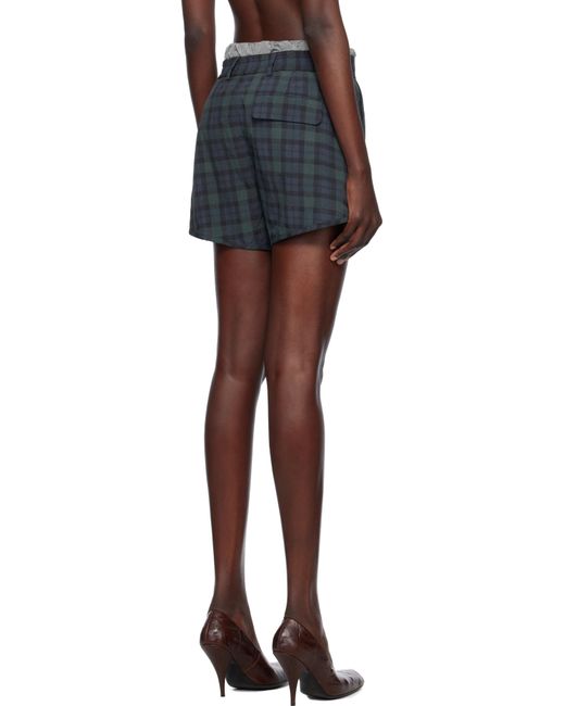 Martine Rose Black Tailored Gym Shorts