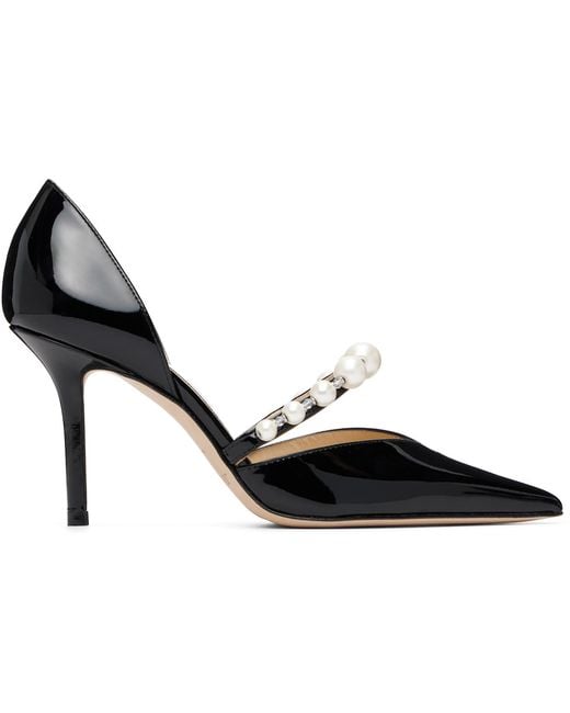 Jimmy Choo Black Aurelie 85 Heels