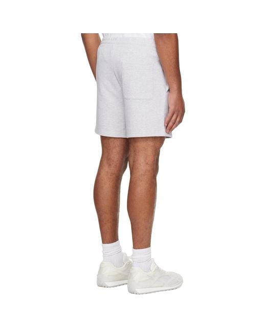Casablanca White Logo Patch Shorts for men
