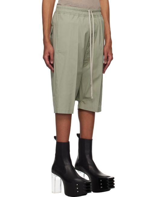 メンズ Rick Owens グリーン Hollywood Rick S Pods ショートパンツ Green