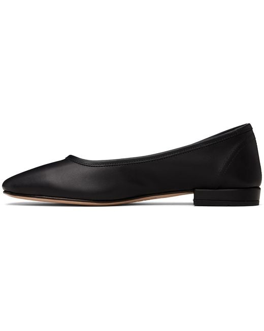Maryam Nassir Zadeh Black Serafina Ballerina Flats