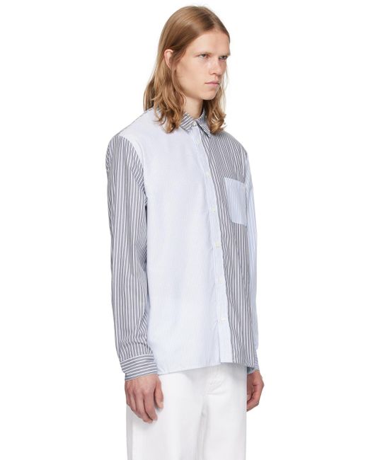 A.P.C. White Erwann Shirt for men