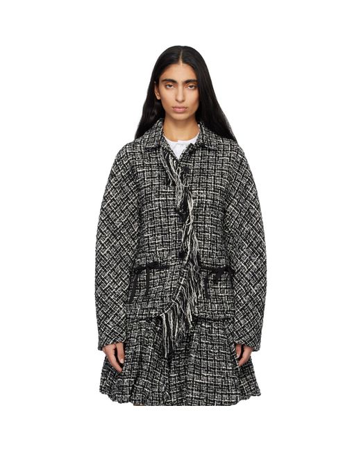 Renaissance Renaissance Black Aden Tweed Jacket