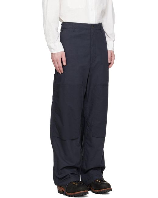 Enginee garments pantalon de peintre bleu marine Engineered Garments pour homme en coloris Black