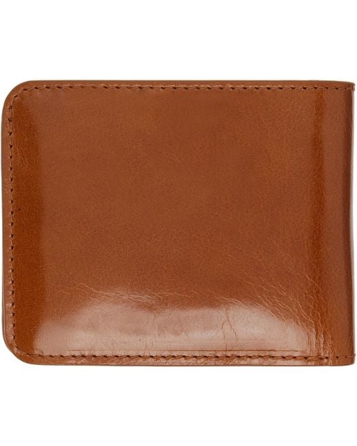 Dries Van Noten Brown Leather Wallet for men