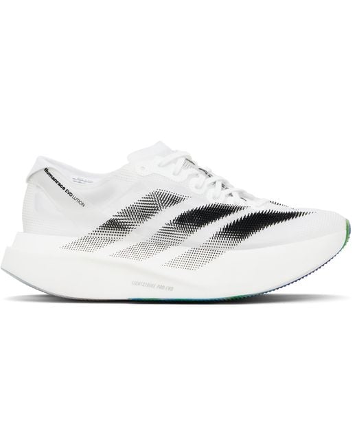 Adidas Originals Black Humanrace Adizero Pro Evo1 Evo Lution Sneakers for men