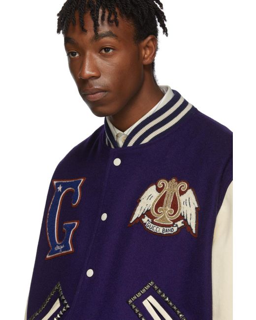 Gucci store varsity jackets