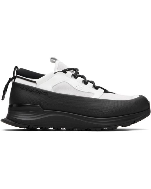 Canada Goose Black Glacier Trail Sneakers for men