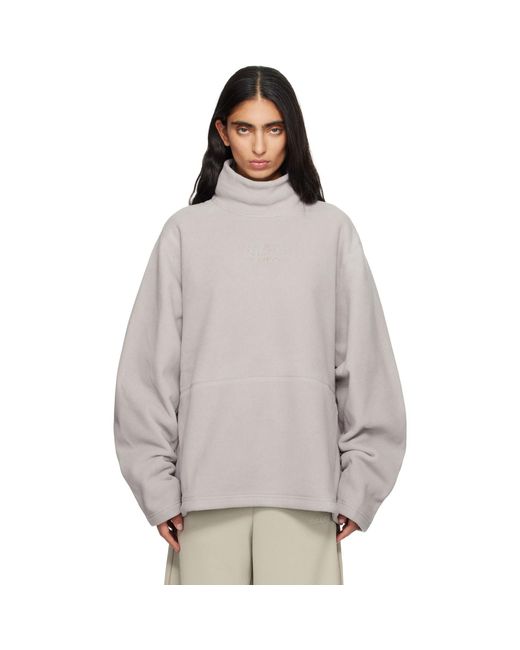 MM6 by Maison Margiela Gray Salomon Edition Pile Turtleneck