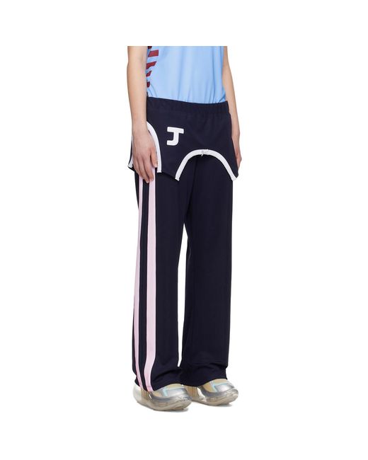 Im Sorry by Petra Collins Blue Ssense Exclusive Jennyfax Edition Layered Track Pants