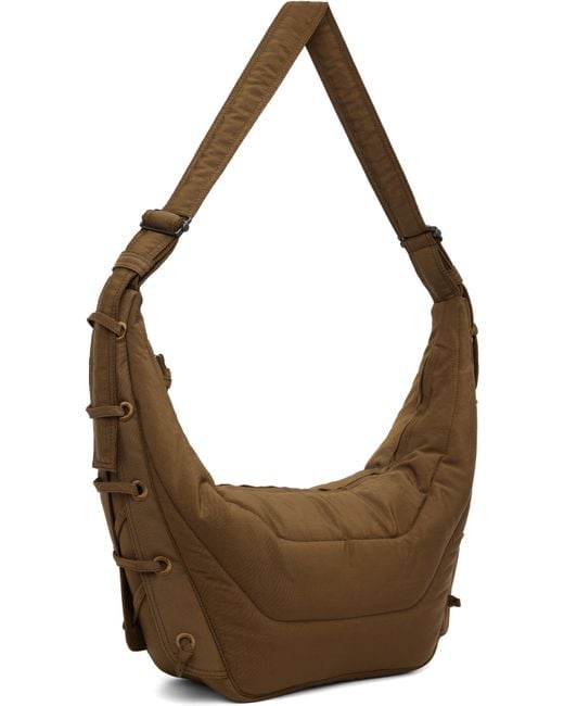 Lemaire Brown Tan Medium Soft Game Bag