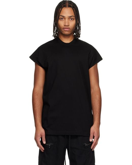 Julius Black Europa Graphic Sleeveless T-Shirt for men