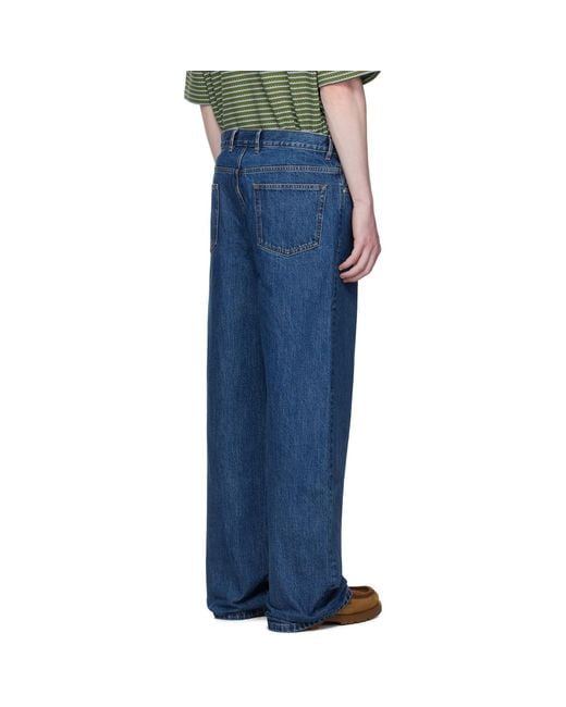 A.P.C. Blue Aaron Jeans for men