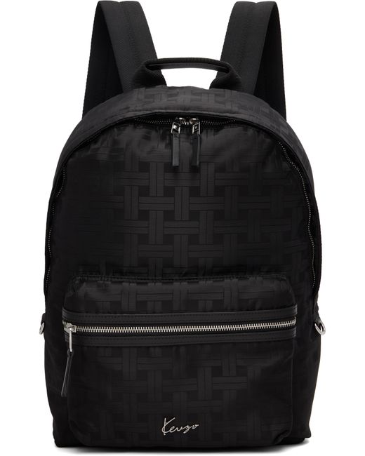 KENZO Black Paris Mura' Backpack for men