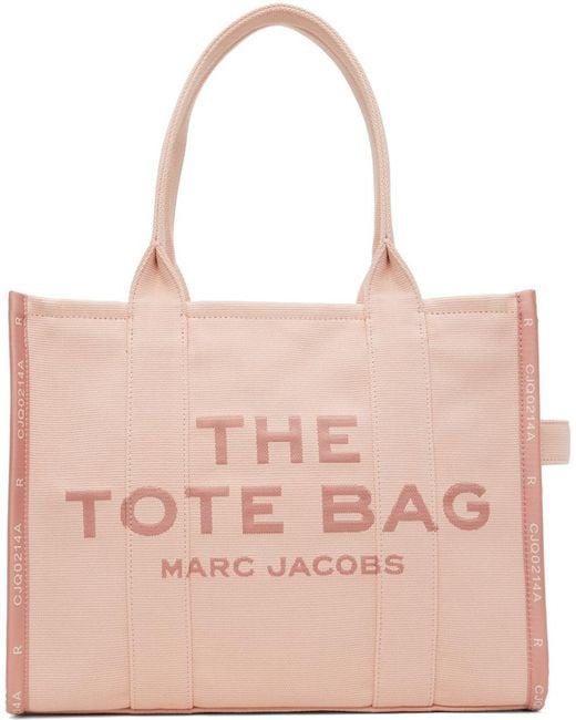 Marc Jacobs Pink 'The Jacquard Large' Tote