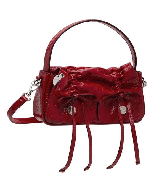 Acne Red Multipocket Micro Bag