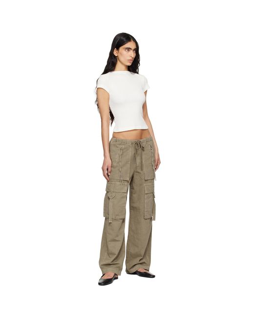 Citizens of Humanity Green Andira Pull On Trousers