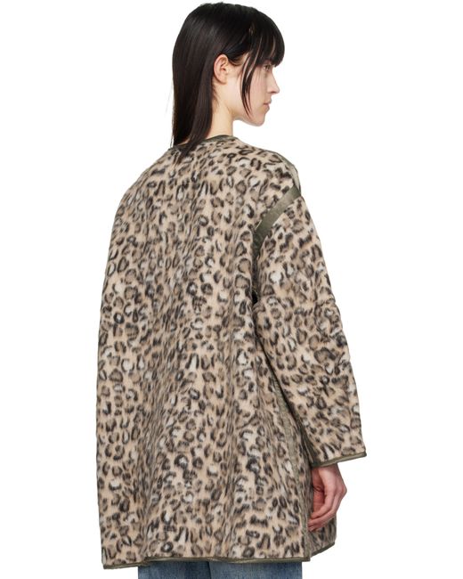 R13 ベージュ Taped Liner コート Brown
