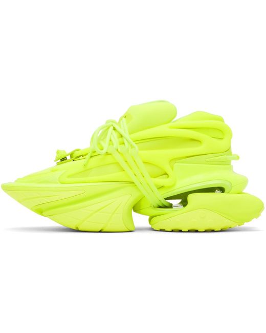 Balmain Unicorn Sneakers in Yellow for Men Lyst Australia