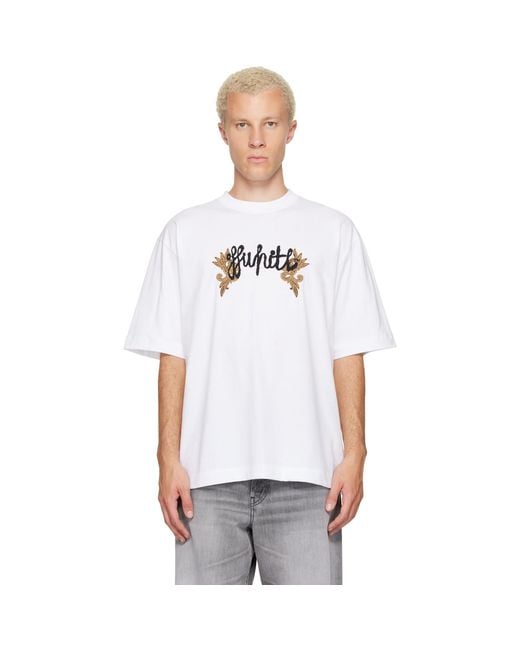 Off-White c/o Virgil Abloh White Paisley Arrow Skate T-Shirt for men