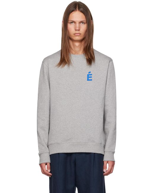 Etudes Studio Gray Études Story Patch Sweatshirt for men
