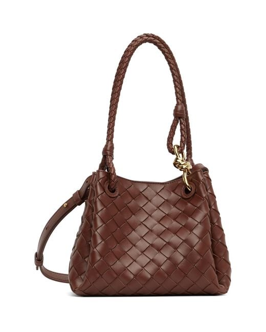 Bottega Veneta Brown Small Parachute Bag