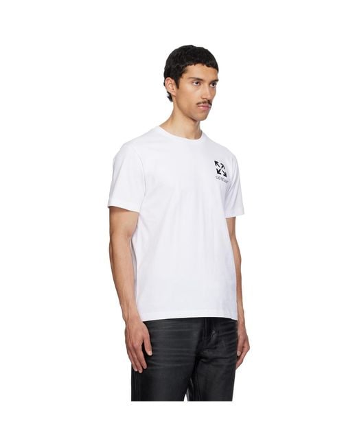 Off-White c/o Virgil Abloh White Small Arrow Slim T-Shirt for men