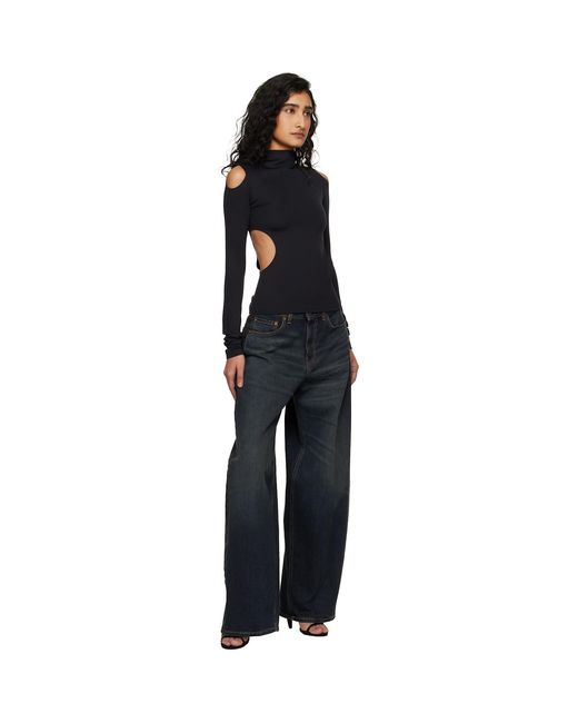 Off-White c/o Virgil Abloh Black Sleek Meteor Top