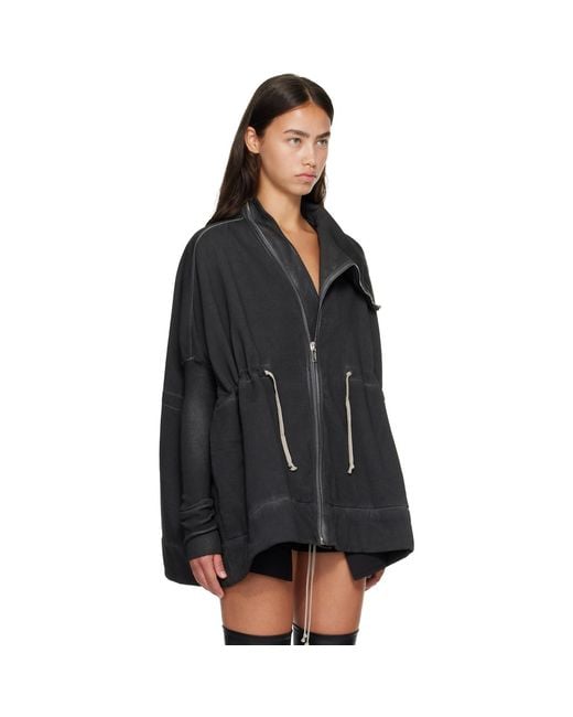 Rick Owens Black Tower Mountain Sail Sweater