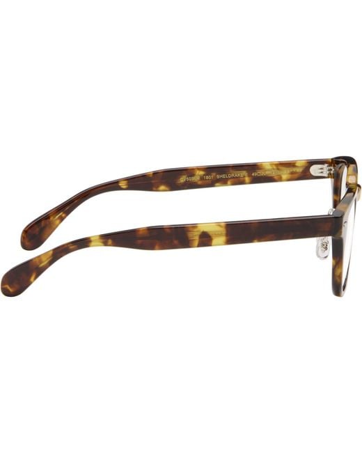 Oliver Peoples Black Sheldrake Glasses for men